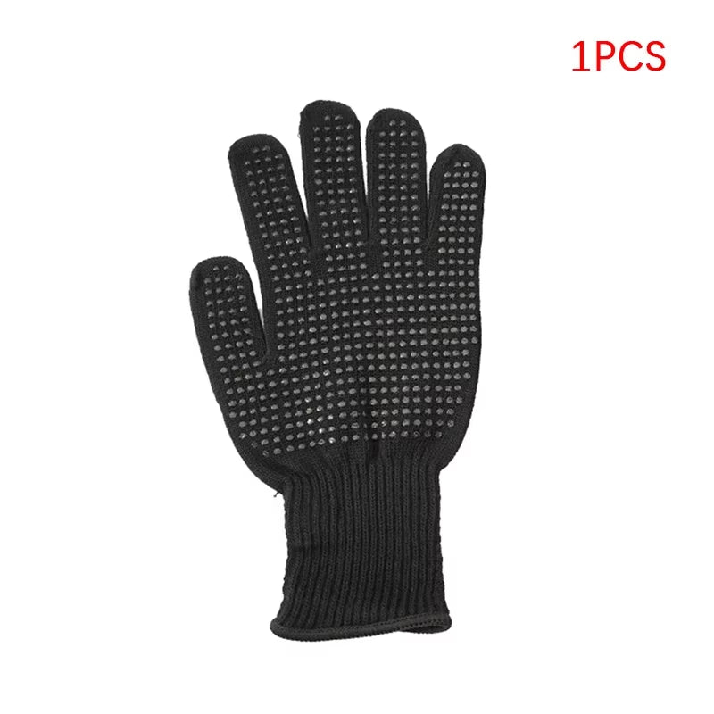 1Pc ​Hair Straightener Perm Curling Hairdressing Heat Resistant Finger Glove Hair Care Styling Tools Thermal Styling Glove