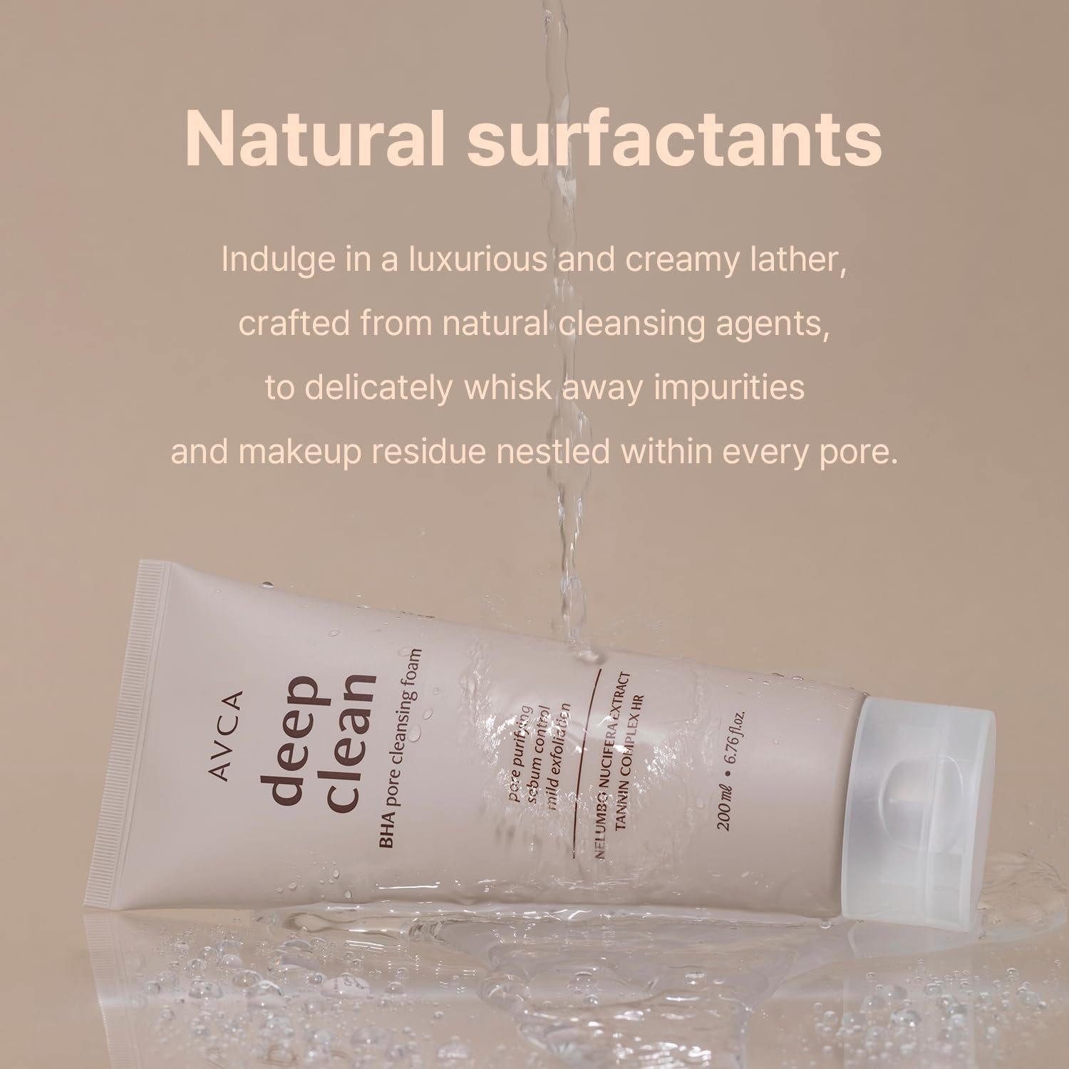 BHA Pore Cleansing Foam - Korean Facial Cleanser, Face Wash, Daily Dead Skin Care for All Skin Type Facial Wash, Face Cleanser with BHA, Korea Skincare (200Ml/6.76 Fl.Oz)