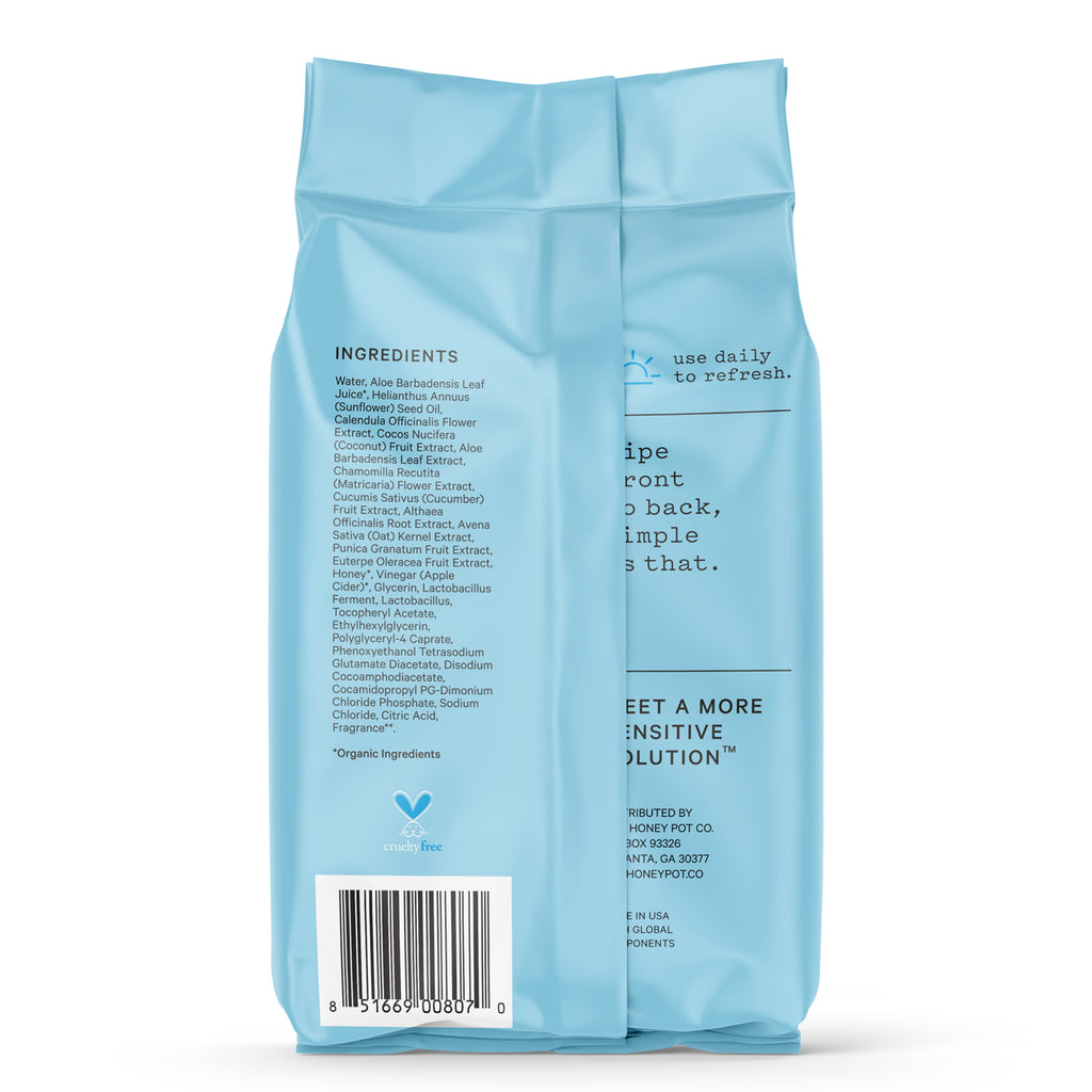 (2 Pack) , Sensitive Daily Feminine Cleansing Wipes, Intimate Parts, Body or Face 30 Ct.