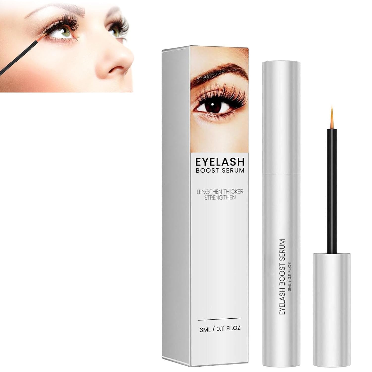 Eyelash Serum for Growth Eyelash Growth Serum,Lash Serum for Eyelash Enhance,Eye Lash Serum Growth for Growth and Thickness Achieve Longer, Healthier Lashes (1PCS)
