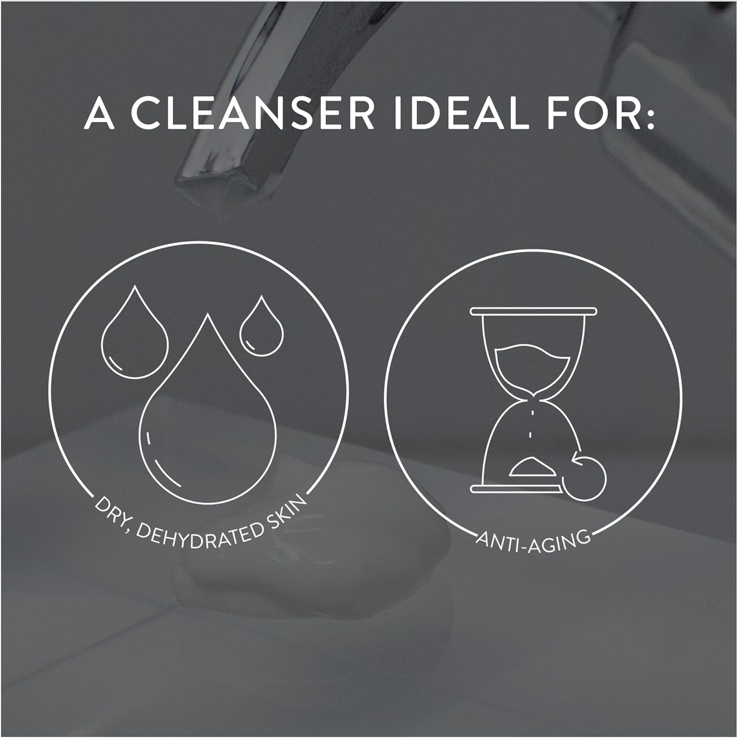 Omega+ Complex Cream Facial Cleanser, Daily Face Wash & Makeup Remover, All Skin Types, Omega 3 & 6, Retinyl, Green Coffee Extract & Aloe Vera, Paraben-Free & Vegan, 6.7 Fl Oz