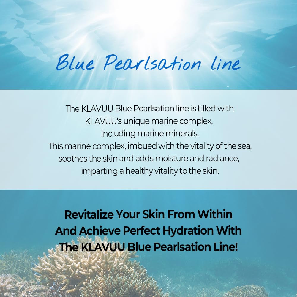 BLUE PEARLSATION MARINE AQUA ENRICHED CREAM - Hypoallergenic Deep Moisturizer with Apple Water for Nourished, Balanced Skin, Perfect for Sensitive Skin Seeking Hydration and Radiance – 1.69 Floz