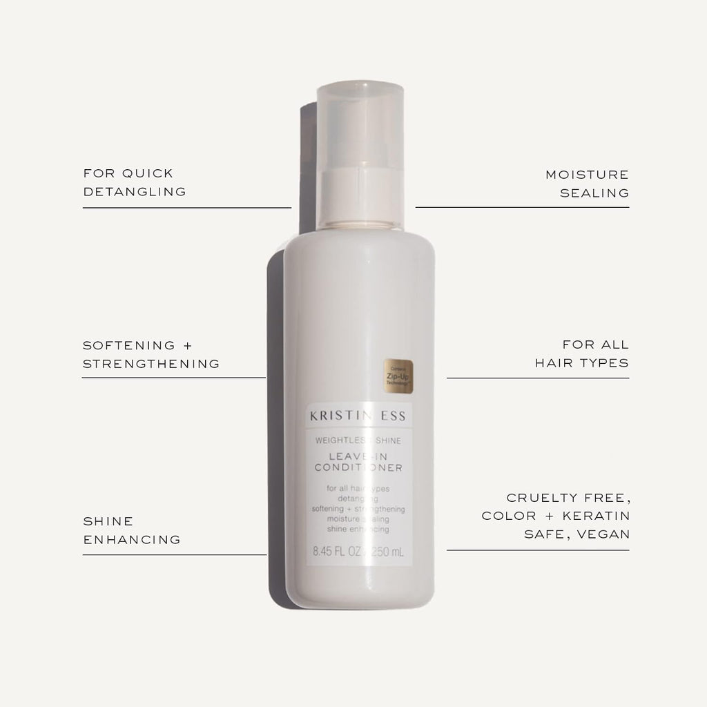 Essentials Set - Shampoo and Condition, Leave in Conditioner, Blow Dry Cream & Hair Styler Balm (Variety Pack)