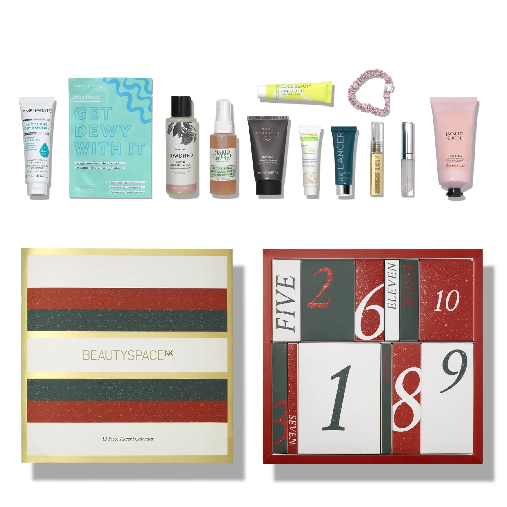 ($135 Value)  Premium Beauty Christmas Advent Calendar, Holiday Gift Set