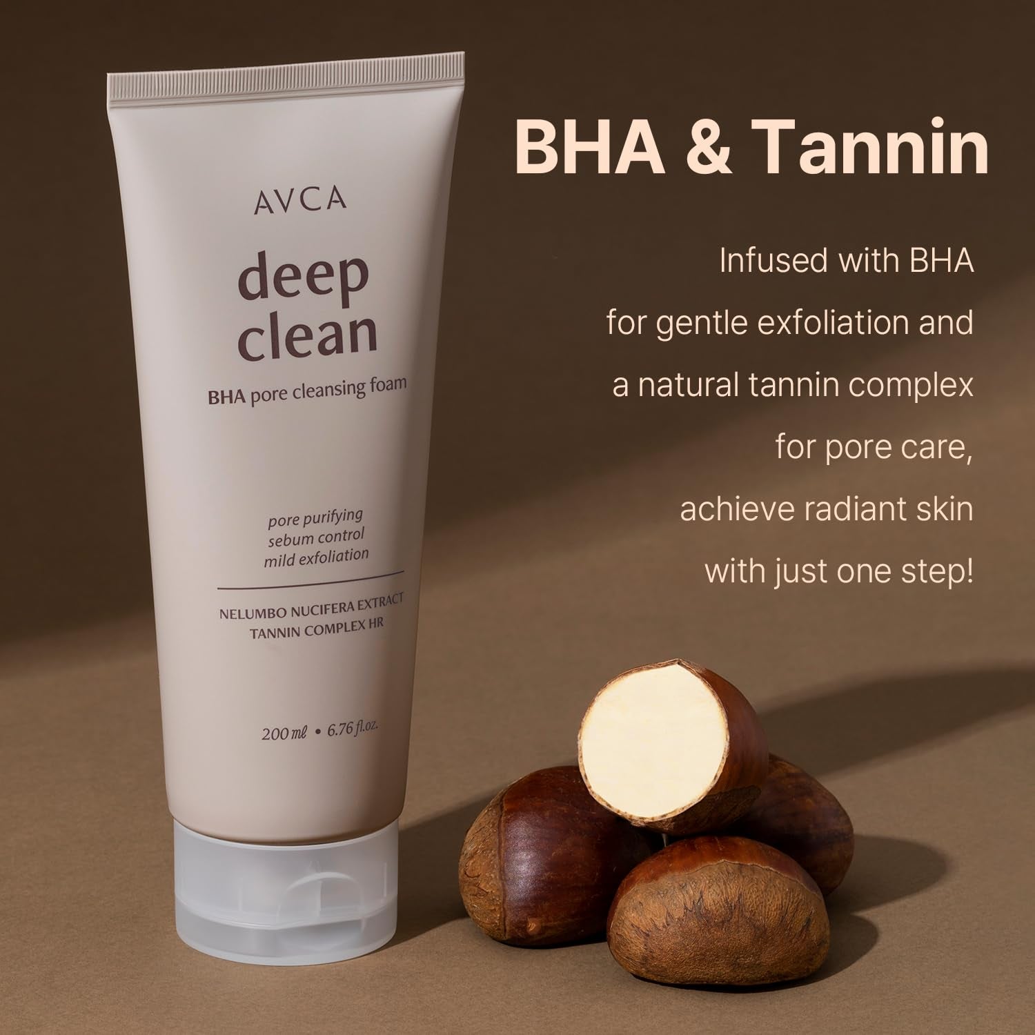 BHA Pore Cleansing Foam - Korean Facial Cleanser, Face Wash, Daily Dead Skin Care for All Skin Type Facial Wash, Face Cleanser with BHA, Korea Skincare (200Ml/6.76 Fl.Oz)