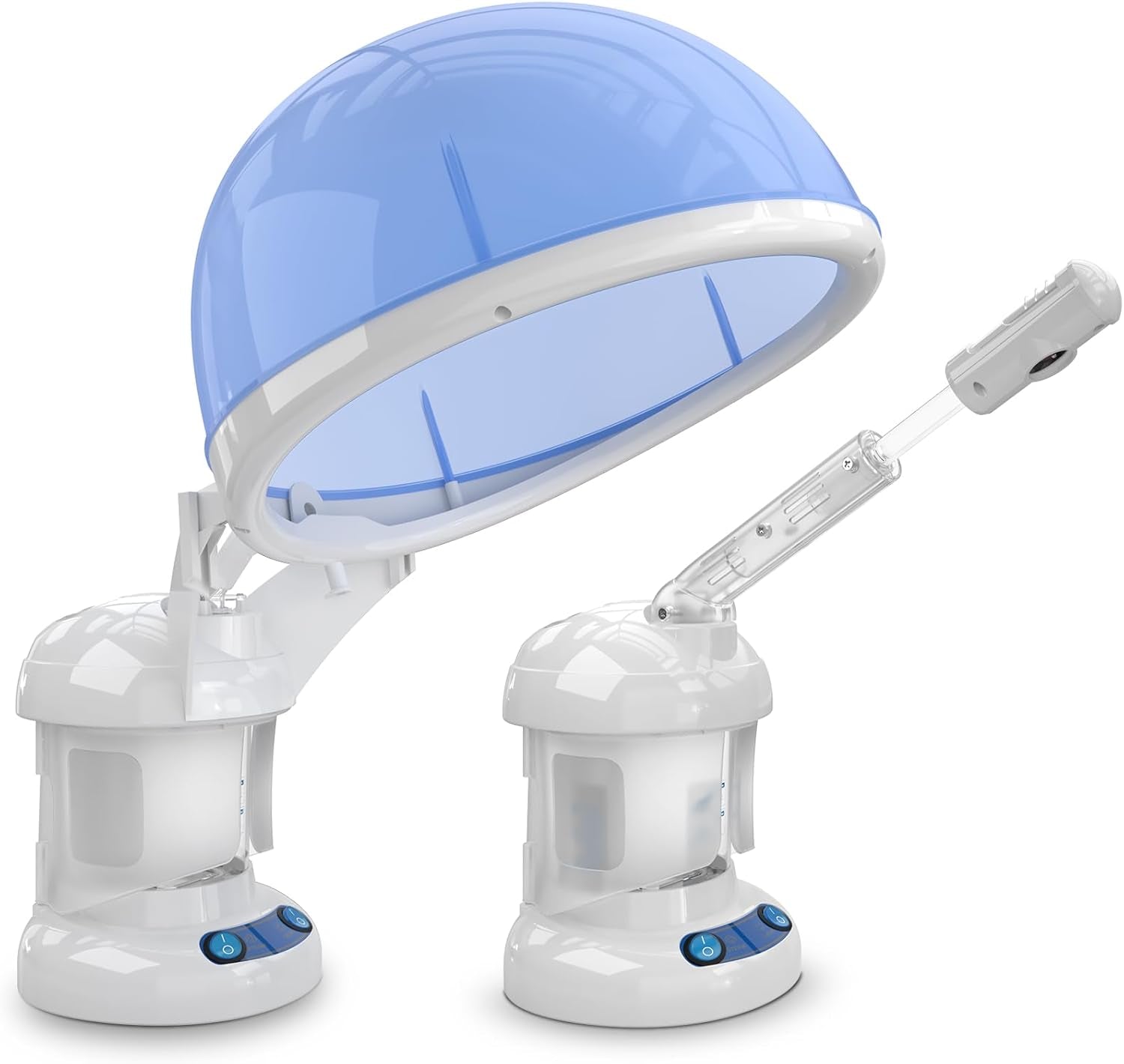 Hair Steamer  2 in 1 Ozone Facial Steamer, Design for Personal Care Use at Home or Salon Bar