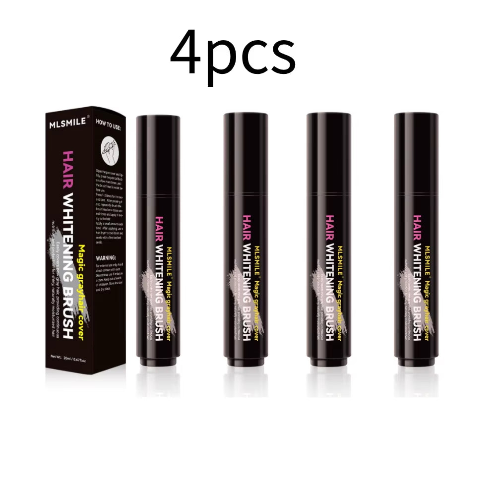 4 Color Convenient Hair Dye to Cover White Hair Care Hair Dye Cream Local Touch up Stick Disposable Hair Dye Pen
