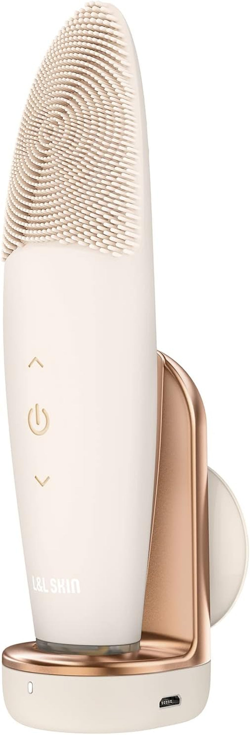 EMI Facial Cleansing Brush, Face Brush for Deep Cleansing, Ultra Hygienic Soft Silicone Face Scrubber, Rechargeable & Waterproof