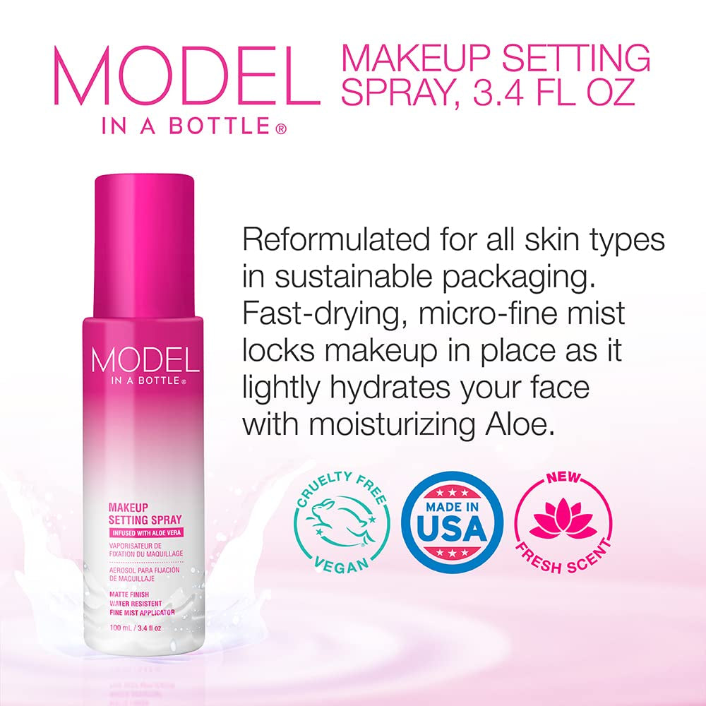 , Makeup Primer Original Setting Spray, Smooth, Matte Finish Finishing Spray, All Skin Types, 3.4 Oz - 1 Pack