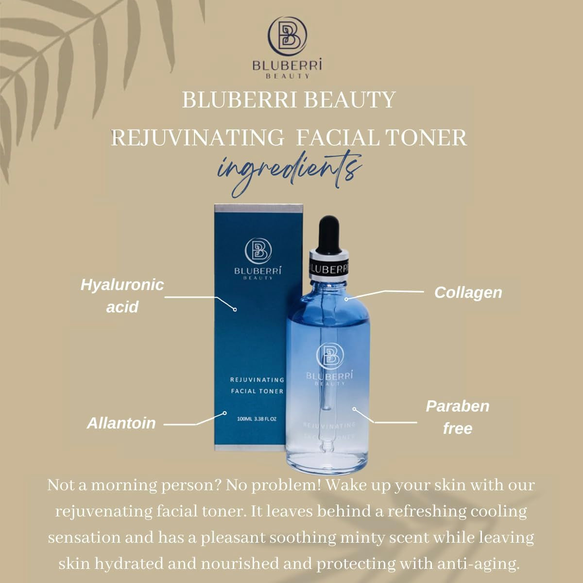 Anti-Aging Facial Toner Instantly Rejuvenate Skin with Hydration