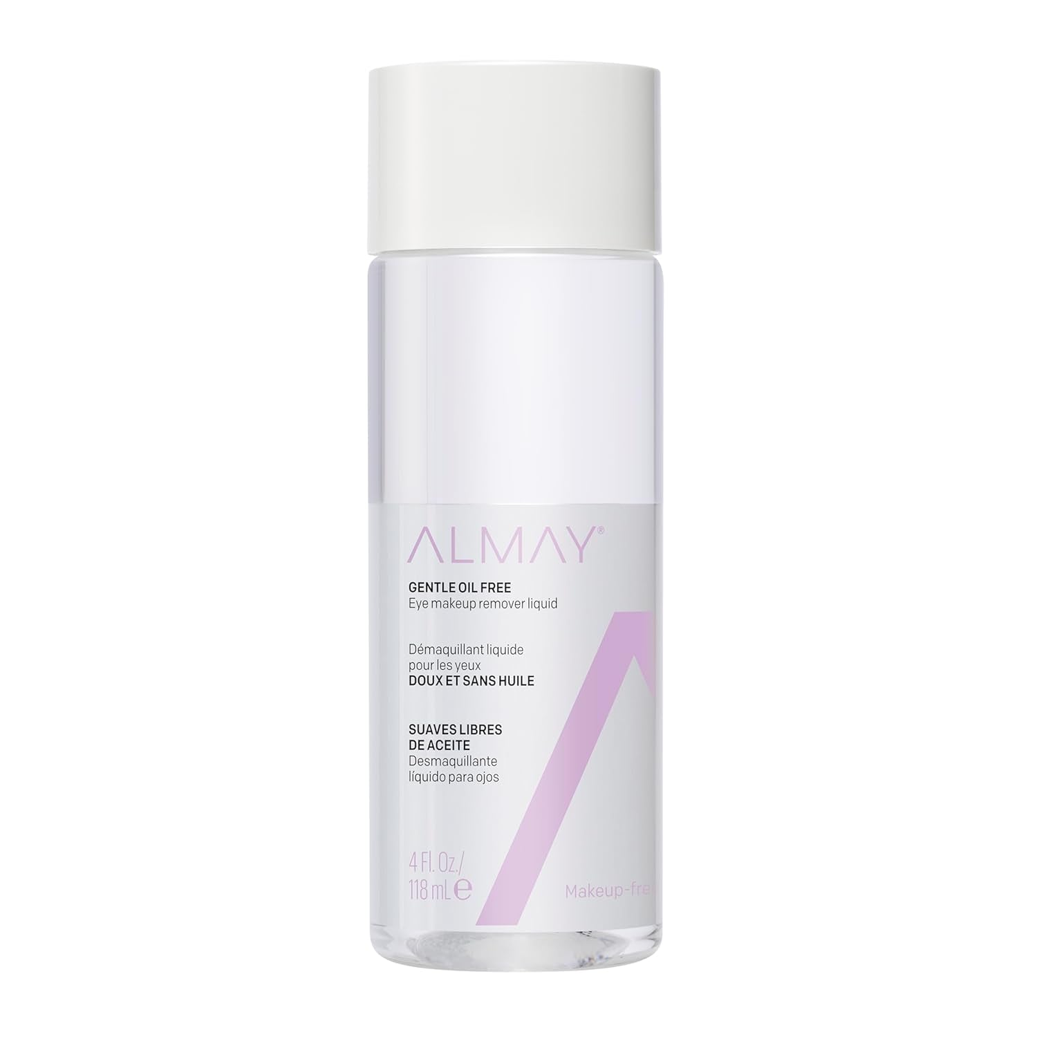 Eye Makeup Remover Liquid with Aloe, Oil-Free, Hypoallergenic, Dermatologist & Ophthalmologist Tested, 4 Fl Oz
