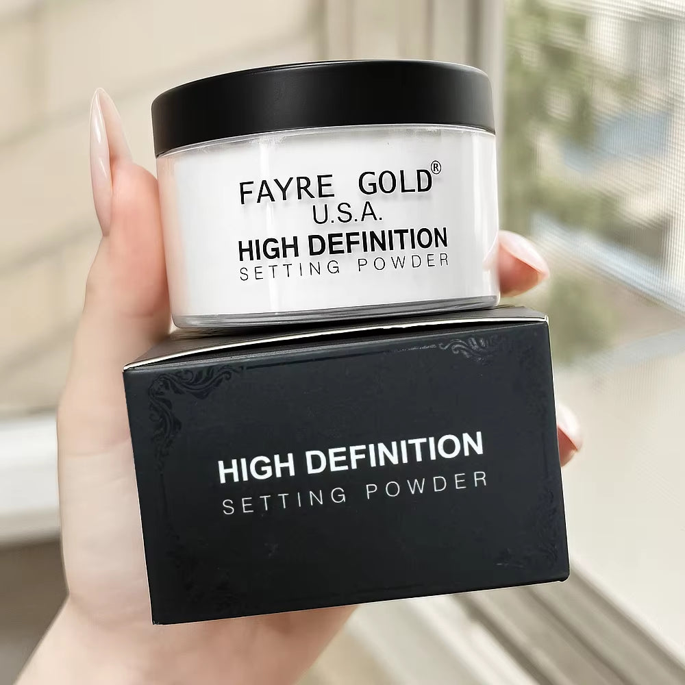 2025 Hot Loose Powder with Packaging Natural Soft Transparent Honey Powder Makeup Powder