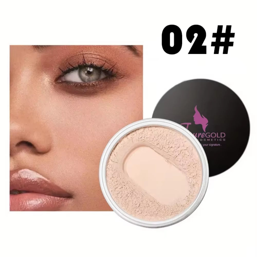 2025 Hot Loose Powder with Packaging Natural Soft Transparent Honey Powder Makeup Powder