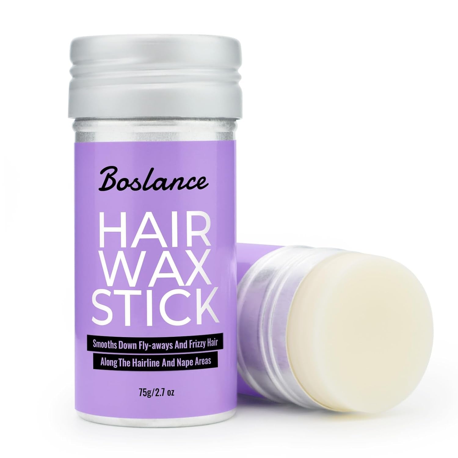 Hair Wax Stick - Strong Hold Styling Wax, Matte Finish Slick Back Stick, Easy Application - Styling Wax for All Hair Types，Natural Ingredients，Long-Lasting Styling，Travel Wax Stick for Hair.