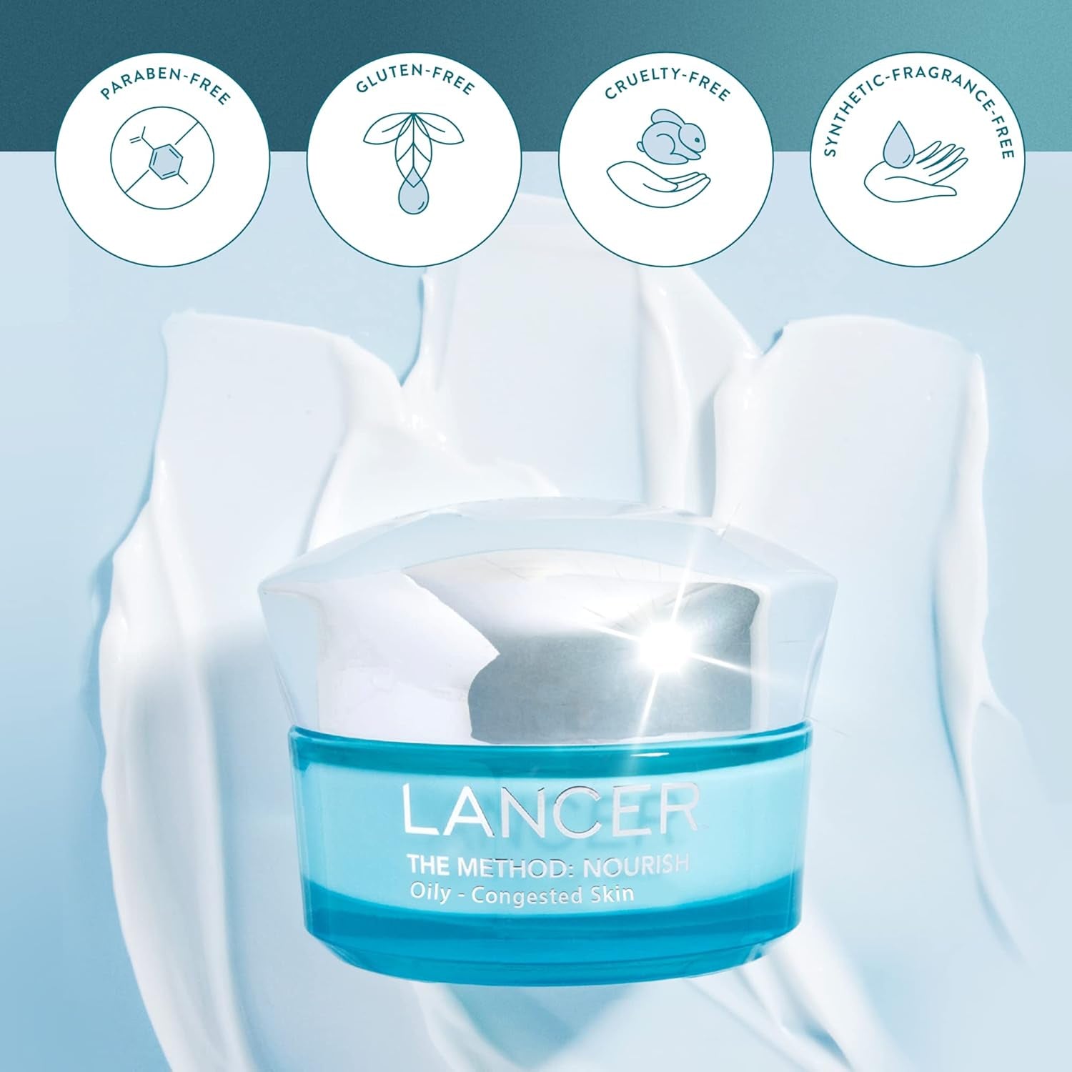 Skincare the Method: Nourish Women’S Anti-Aging Moisturizer with Hyaluronic Acid, Daily Face Moisturizer, Oily or Congested Skin
