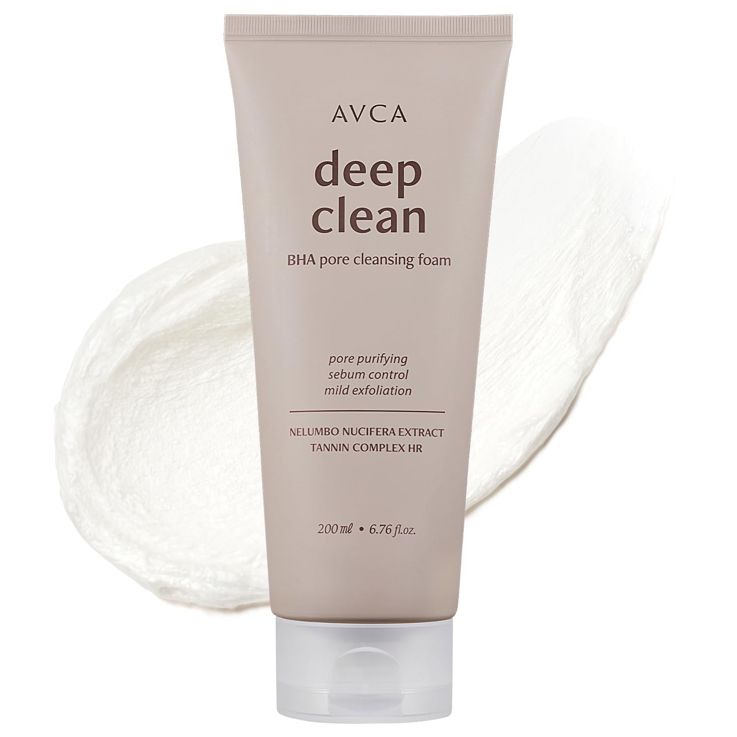 BHA Pore Cleansing Foam - Korean Facial Cleanser, Face Wash, Daily Dead Skin Care for All Skin Type Facial Wash, Face Cleanser with BHA, Korea Skincare (200Ml/6.76 Fl.Oz)