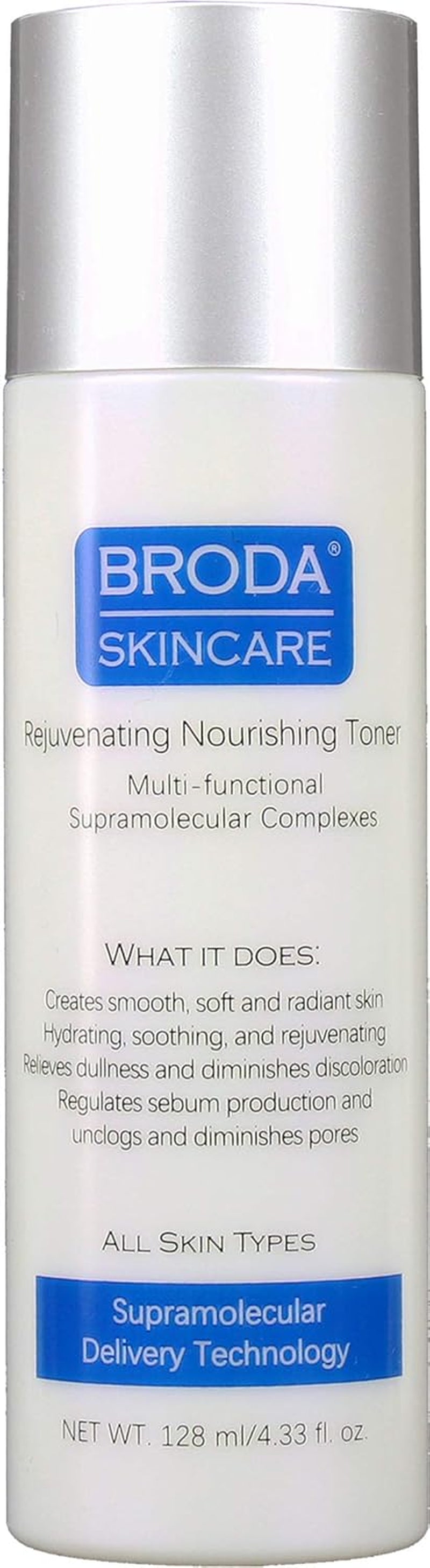Skincare Rejuvenating Facial Toner. Nourishing, Hydrating. Net Weight: 4.33 Ounces (128 Millimeters)
