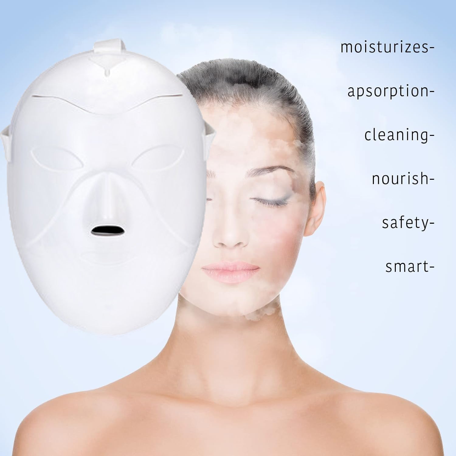 Nano Ionic Facial Steamer Mask Moisturizing Instrument Portable Beauty Device US