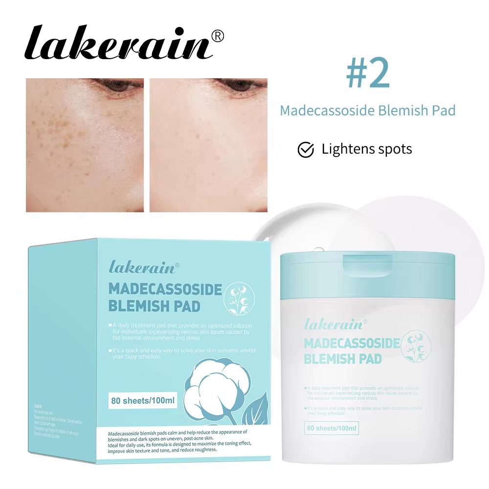 Teatree Pad Facial Toner with Tea Tree and Lactobacillus Soothing Cotton Pad for Sensitive Acne Skin Vegan Facial Gauze Skin Car