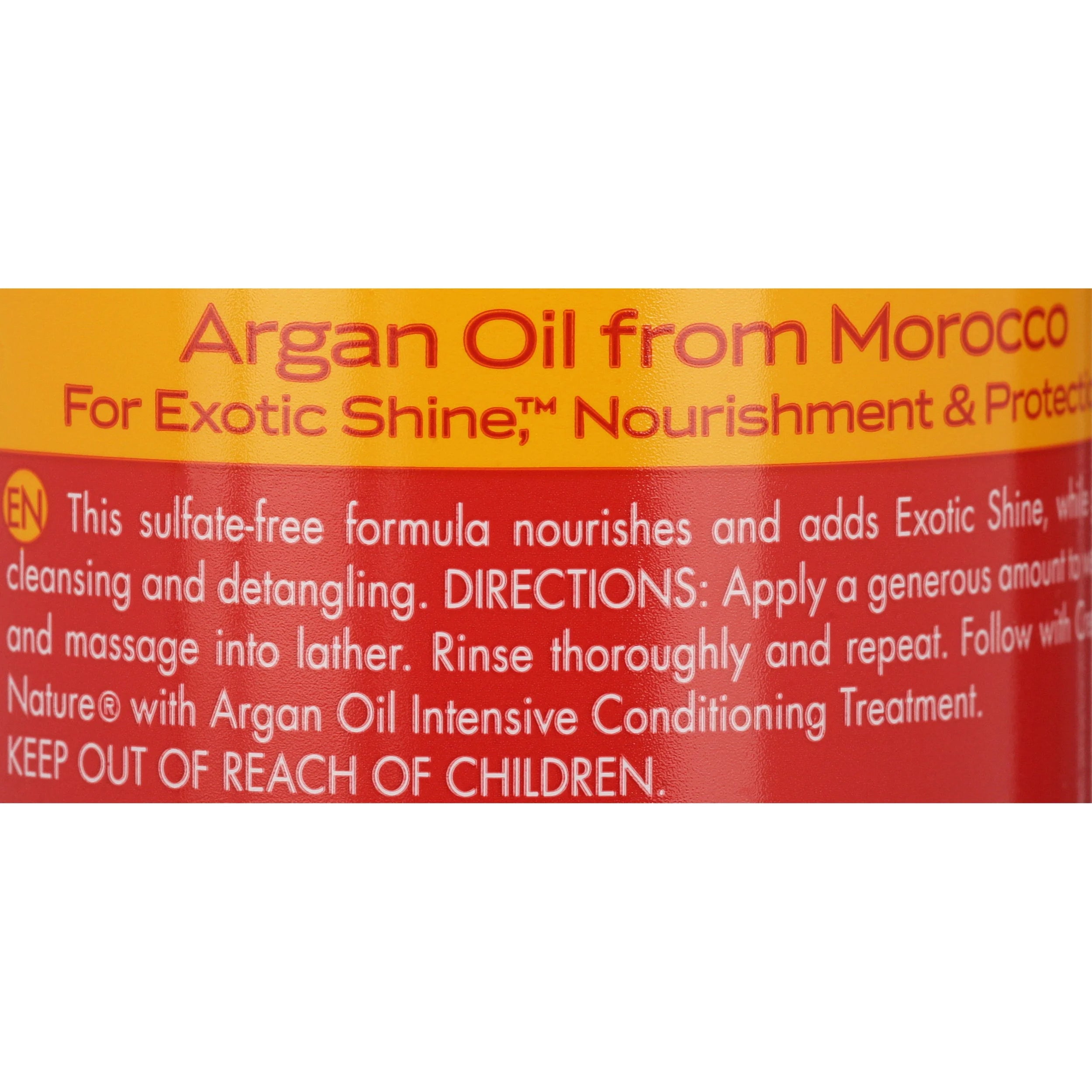 (2 Pack)  Argan Oil Moisture & Shine Shampoo, 12 Oz