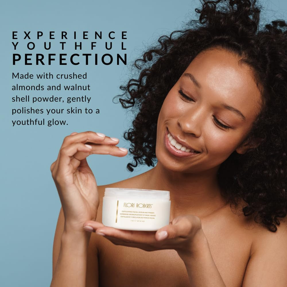 Exfoliating Facial Scrub by , Face Mask for Women of Color or Deeper Skin Tones, Moisturizing and Smoothing, Helps Improve Skin Tone and Texture