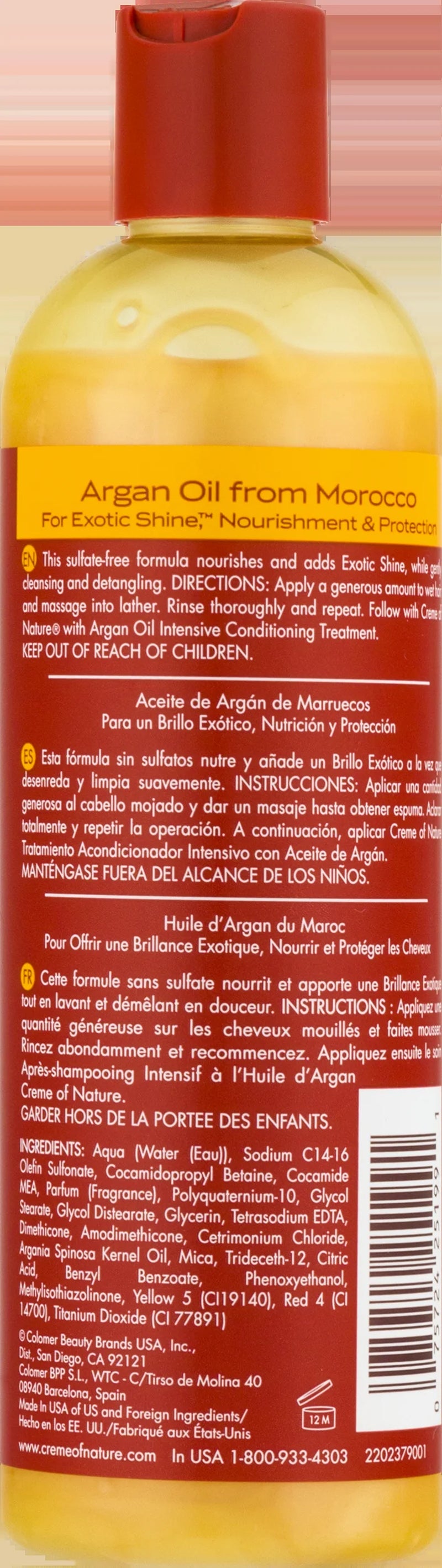(2 Pack)  Argan Oil Moisture & Shine Shampoo, 12 Oz