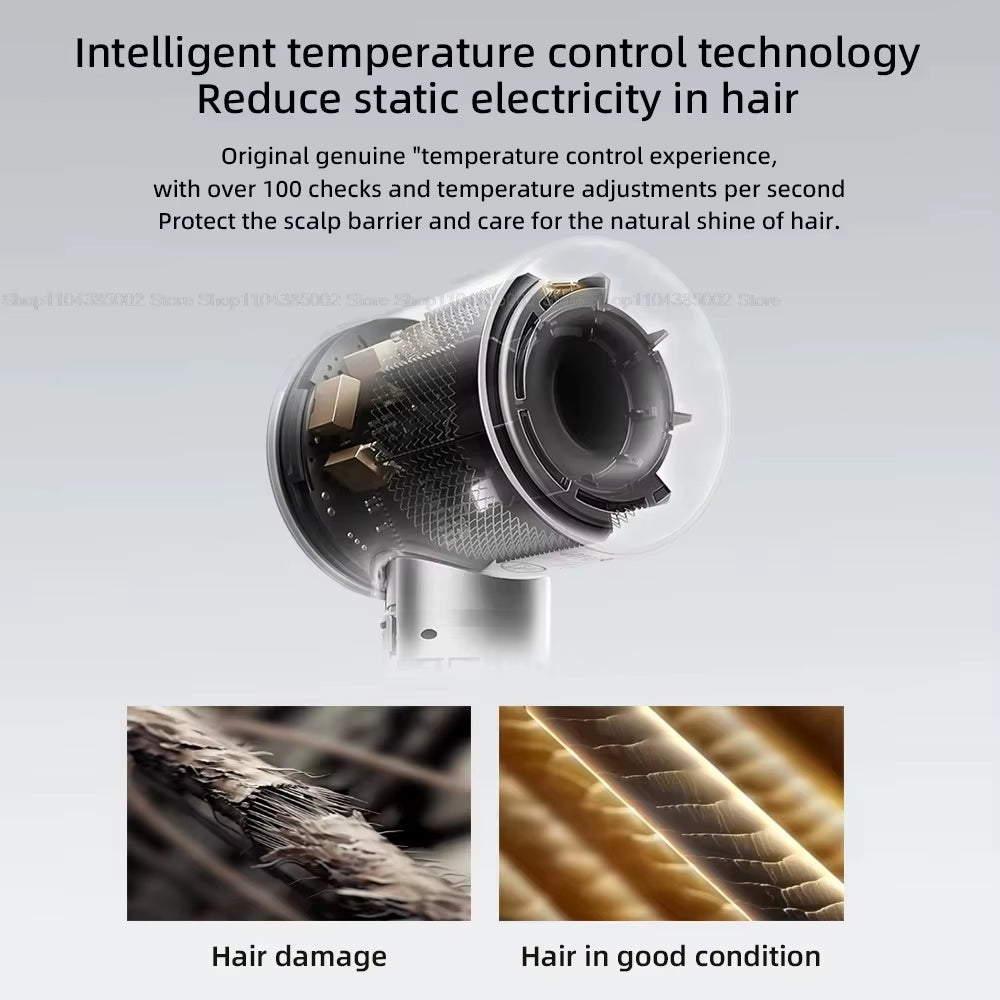 Leafless Hair Dryer Negative Ion Hair Care Professinal Quick Dry 220V Home Powerful Hairdryer Constant Anion Electric Hair Dryer