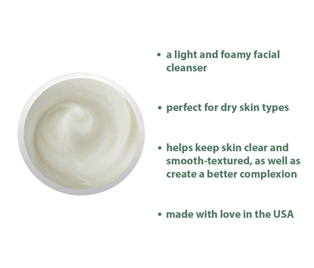Silky Cleanser (R-114) Daily Hydrating Facewash | Chamomile & Seaweed Extract Facial Cleanser for Dry Skin | Oil-Free, Clear & Smooth Skin Complexion | Light, Foamy Refining Facial Cleaner