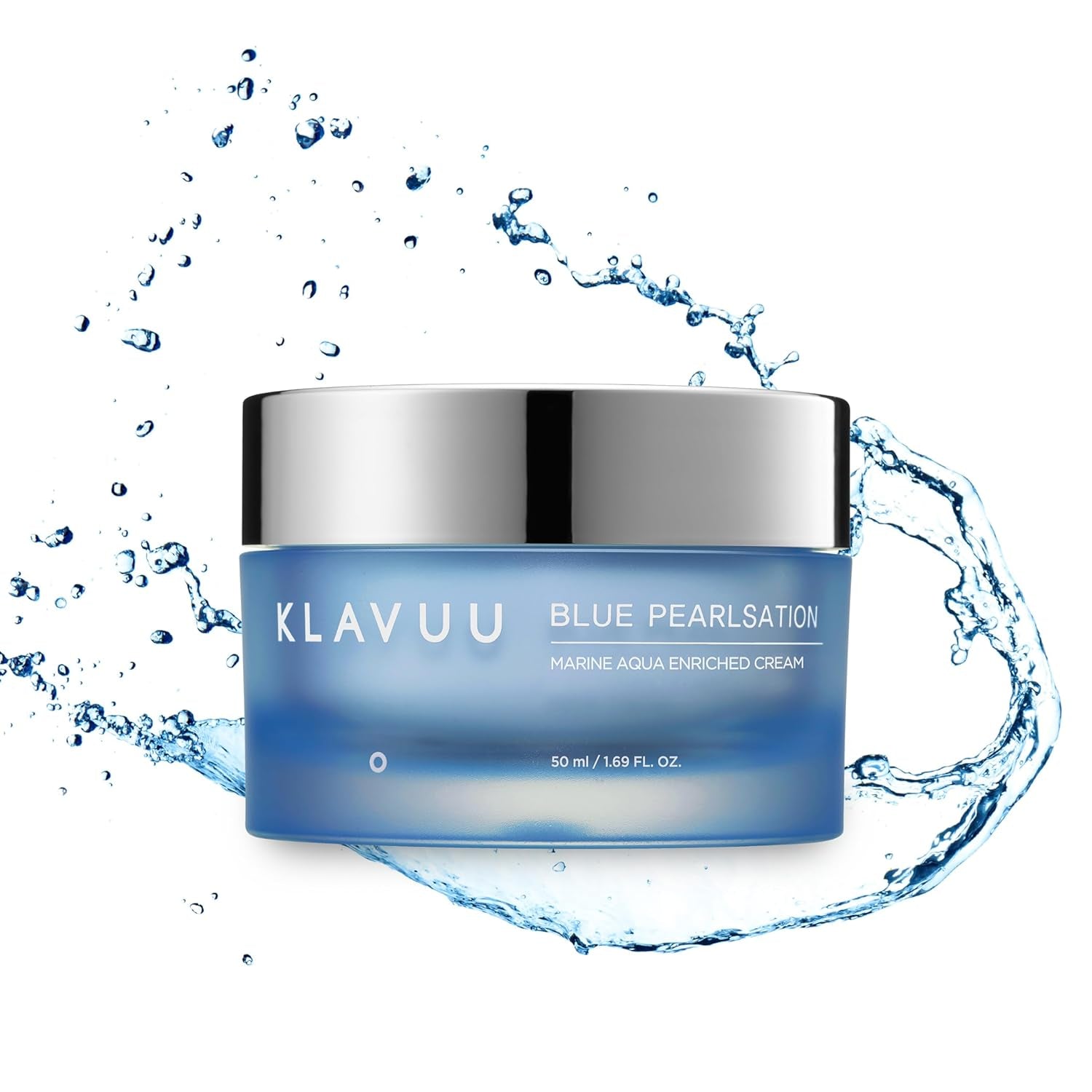 BLUE PEARLSATION MARINE AQUA ENRICHED CREAM - Hypoallergenic Deep Moisturizer with Apple Water for Nourished, Balanced Skin, Perfect for Sensitive Skin Seeking Hydration and Radiance – 1.69 Floz
