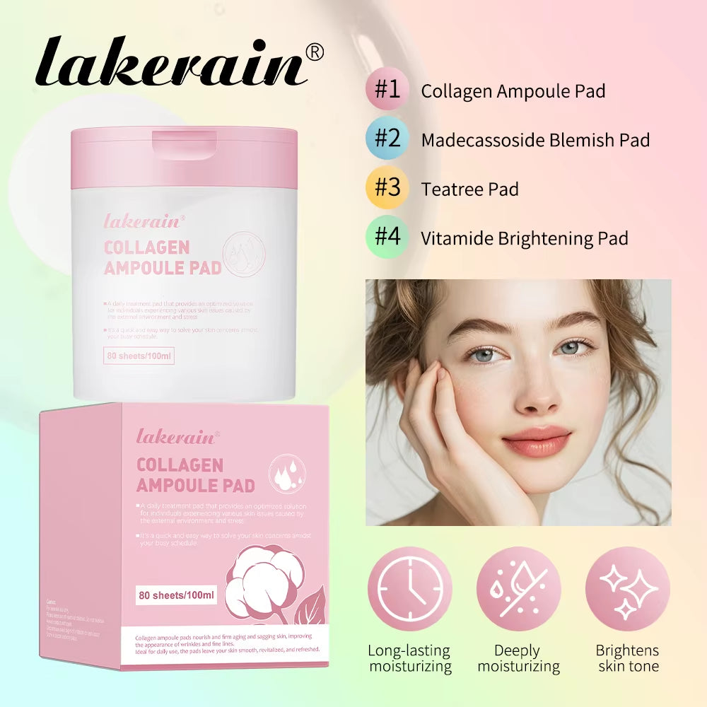 Teatree Pad Facial Toner with Tea Tree and Lactobacillus Soothing Cotton Pad for Sensitive Acne Skin Vegan Facial Gauze Skin Car