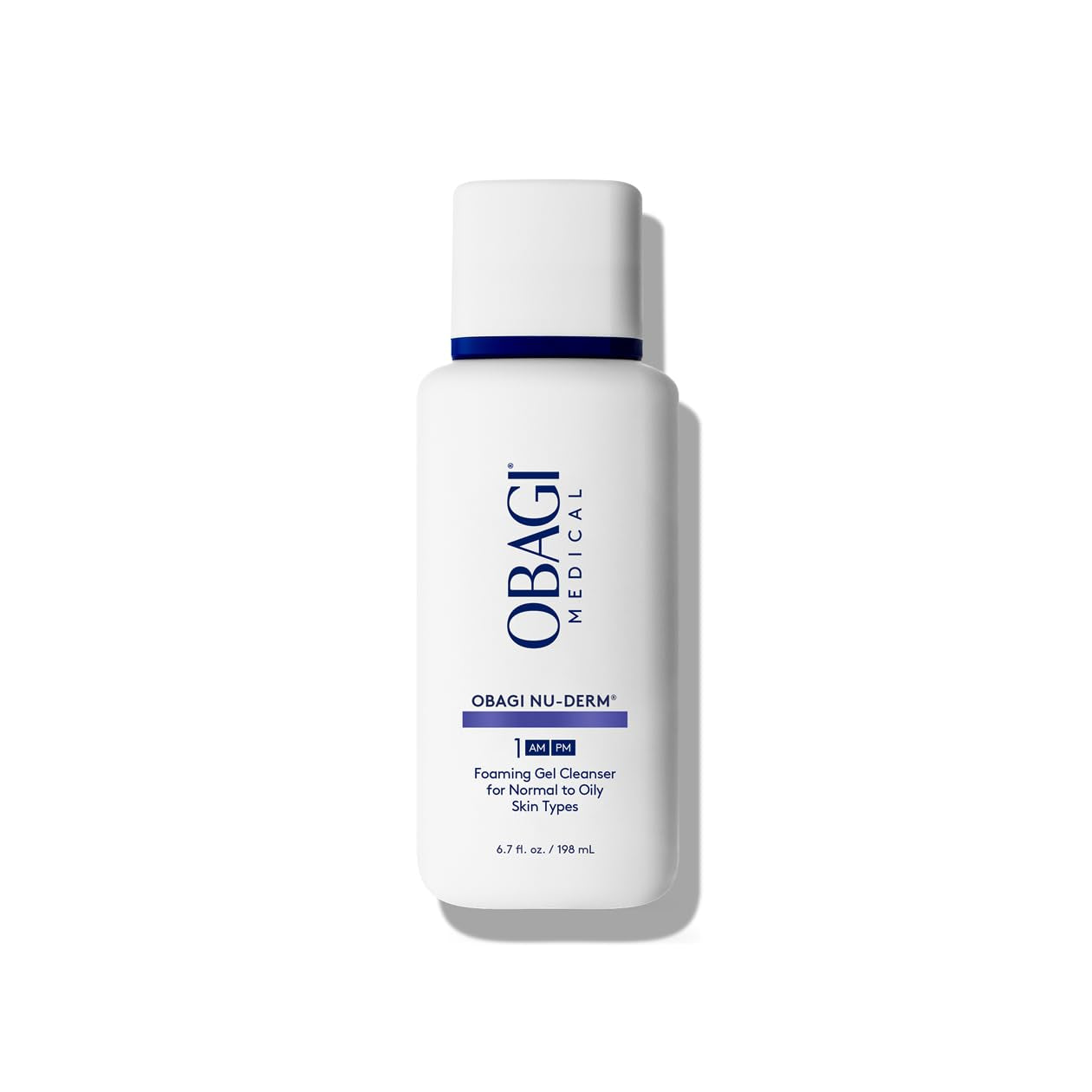 Obagi Nu-Derm Foaming Gel for Face – Hydrating Cleanser with Aloe Vera – Deep-Cleansing Foaming Facial Cleanser – for Normal to Oily Skin Types