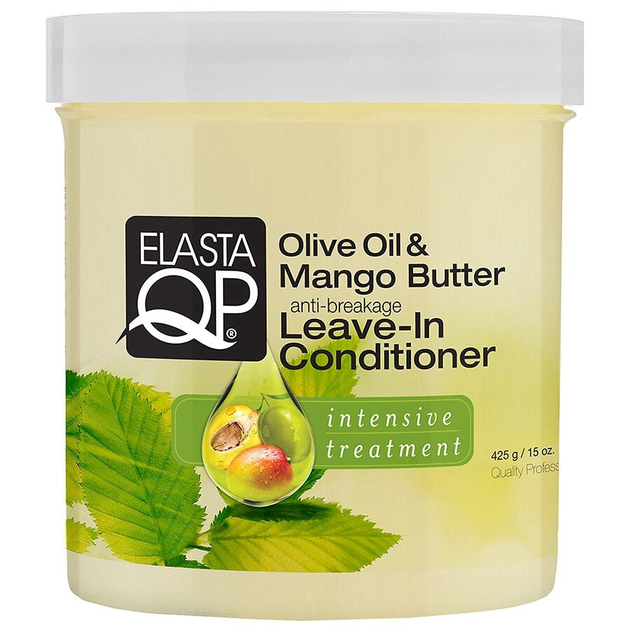 Elasta QP Olive Oil & Mango Butter Leave-In Conditioner 15 Oz