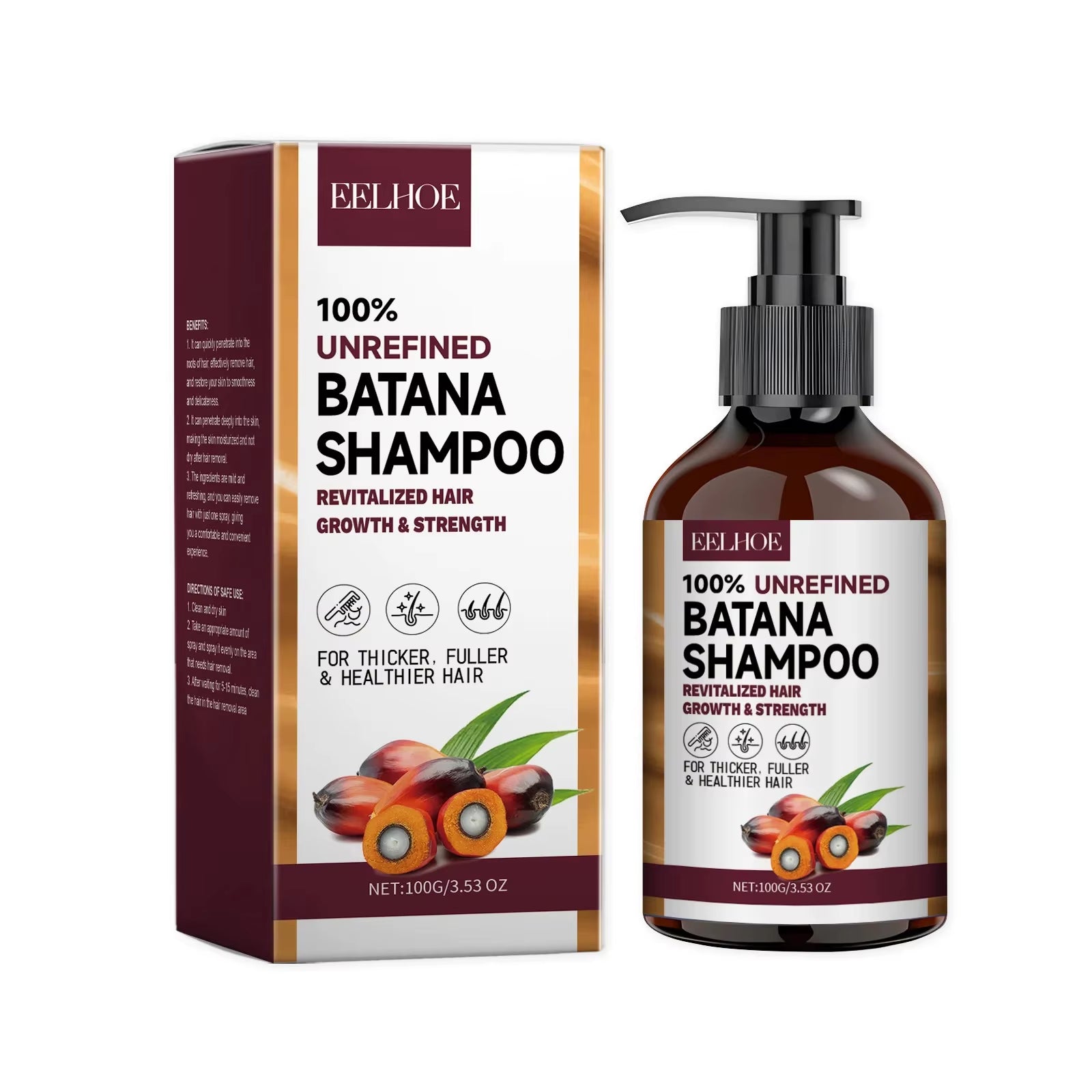 Batana Hair Growth Oil Conditioner anti Hair Loss Products Fast Growing Hair Mask Nourishing Repair Roots Hair Care for Women
