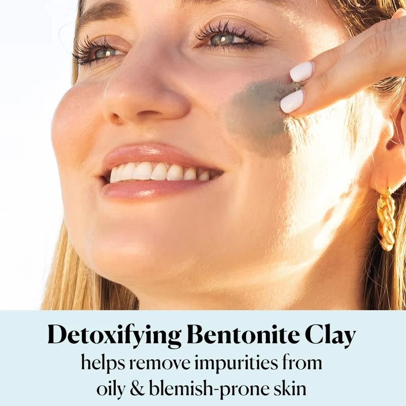 Indian Healing Clay with Detoxifying Bentonite Clay for Face, Helps Remove Impur
