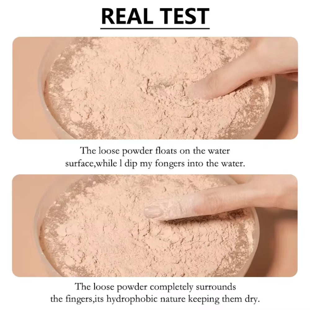 2025 Hot Loose Powder with Packaging Natural Soft Transparent Honey Powder Makeup Powder